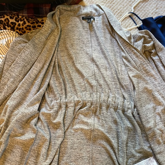 BANANA REPUBLIC | Grey Long Tie Cardigan - Picture 11 of 11